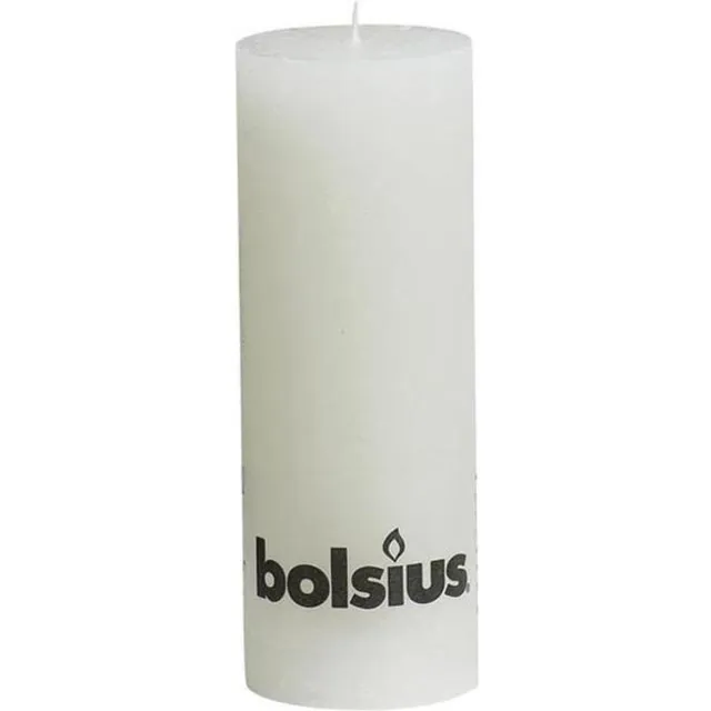 Bolsius Stompkaars Stompkaars 190/68 rustiek Wit