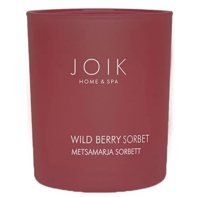 JOIK Geurkaars Wild Berry Sorbet 150 Gram Glas Rood