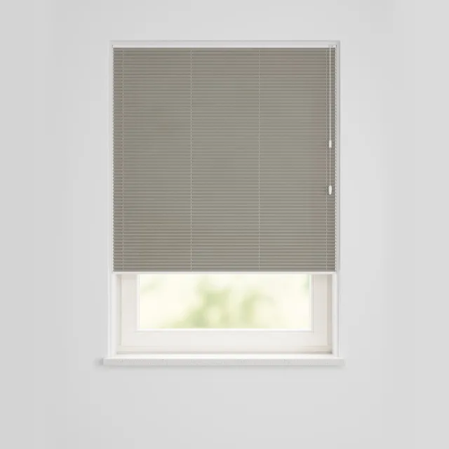 HEMA Plisse Enkel Lichtdoorlatend Uni Taupe (taupe)