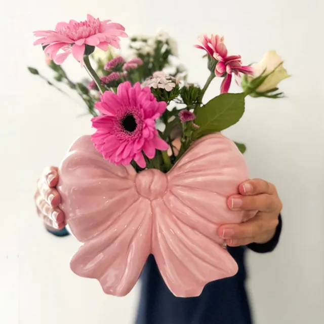 Bitten design Vaas Strik Rose