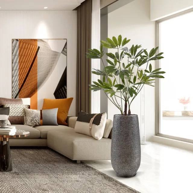 maxifleur Kunstplanten Philodendron Fun Bun kunstplant Deluxe 145cm Groen