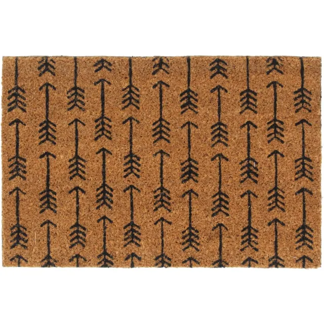 vidaXL Deurmat 40x60 cm getufte kokosvezel naturel Bruin