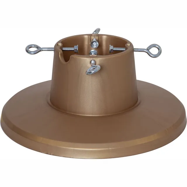 Star Trading Boomstandaard "Granig", goudkleurig, kunststof, 1,6 liter, voor stammen met een diameter van 3,5-10,5 cm, max. 210 cm hoog, 38 cm