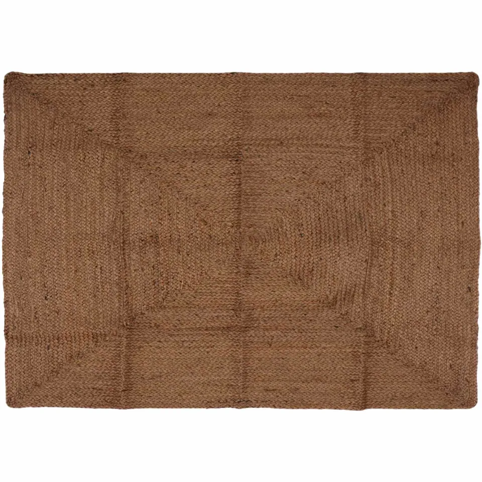 vidaXL Gebied Tapijt Grijs 120 x 170 cm Jute