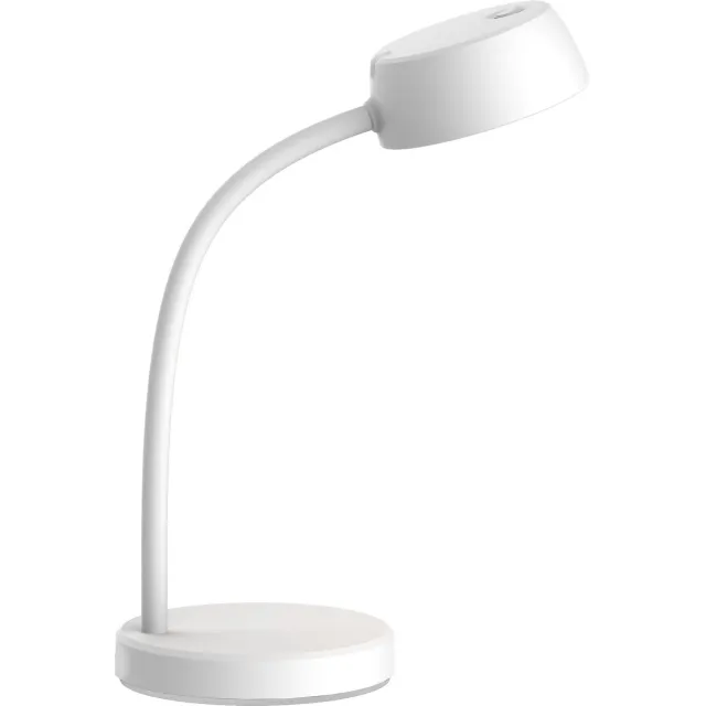 Fantasia Tosh bureellamp met ingebouwde SMD LED 4,5W/440 lumen, 3000K warm wit licht, mat wit, IP20, Ø110 x H340 mm