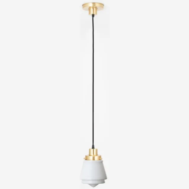 Coloured by Art Hanglamp aan snoer Komeet 20's Messing - Art Deco Trade
