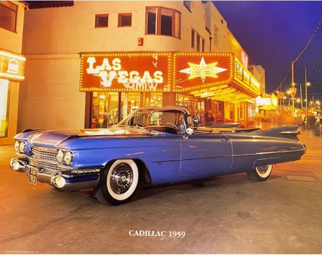 Cadillac Poster - Auto - 50 X 40 Cm - Multicolor multikleur