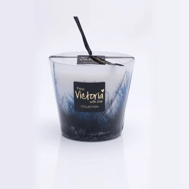 VICTORIA WITH LOVE BY PHILLINE.BE Victoria with Love Kaars - Plumeau - Blue - Medium Blauw