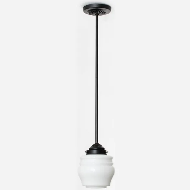 Coloured by Art Hanglamp Bloemknop Moonlight - Art Deco Trade Zwart