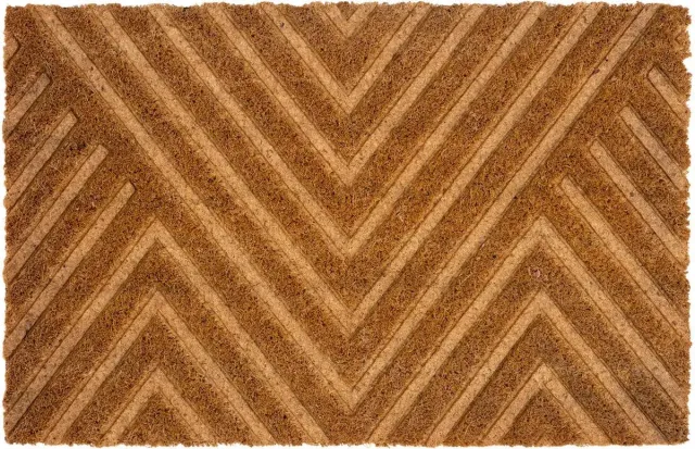 5Five® 5Five Deurmat kokos - Gegraveerd - 38x58cm - Bruin