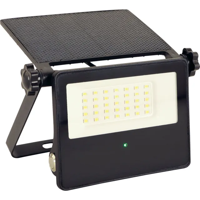 STRÜHM SANTOR - Led Solar - Zonne-energie - Buiten Wandlamp- 10w 1100 Lumen -Zwart - met bewegingssensor