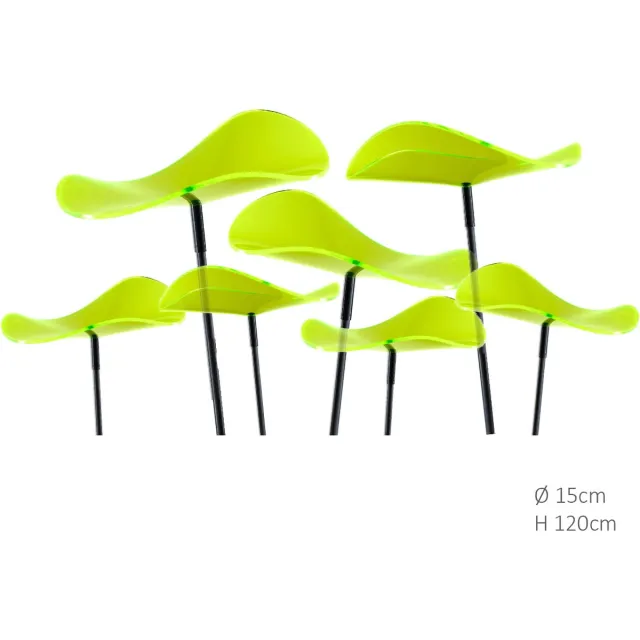 Cazador del Sol 7 stuks! Zonnevangers Lucy Groen medium 120x15 cm Cazador Del Sol geel