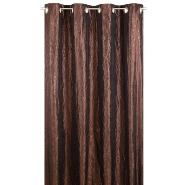 2LIF Palermo ring gordijn bruin 137x245cm