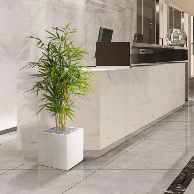 maxifleur Kunstplanten Royal Bamboe kunstplant 95cm Groen
