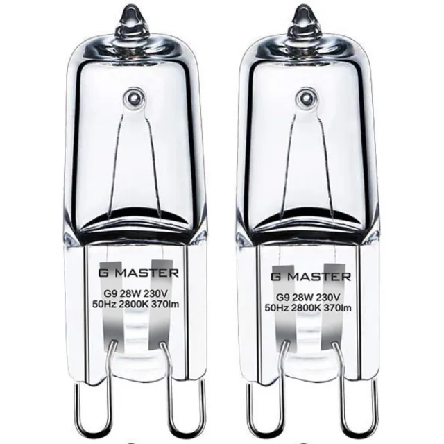 G Master PRO G9 Halogeen lichtbron - 230V - Dimbaar - 28w (vervangt 40W) - Halogeen lamp -(2 STUKS)