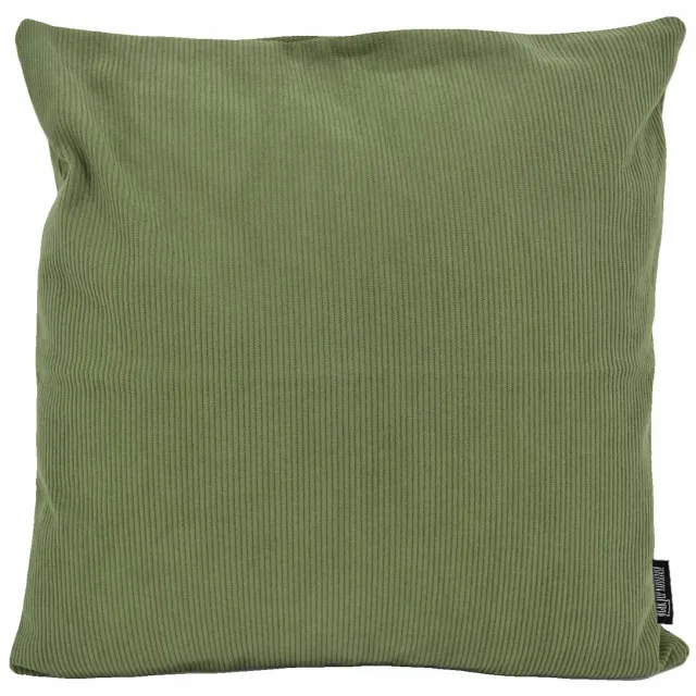 Gek op Kussens! Coco Olijfgroen Ribfluweel Kussenhoes | Corduroy / Polyester | 45 x 45 cm