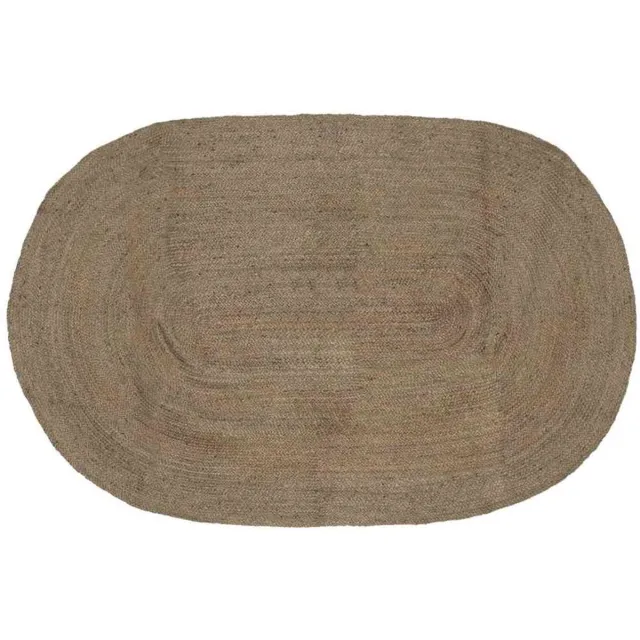 vidaXL Vloerkleden - Grijs - 152 - x - 245 - cm - Jute