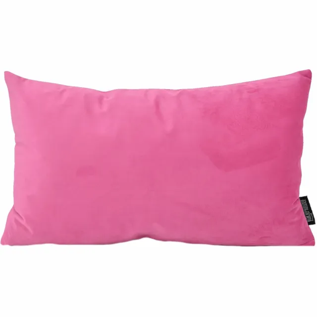Gek op Kussens! Sierkussen Velvet Fuchsia Long | 30 x 50 cm | Velvet/Polyester