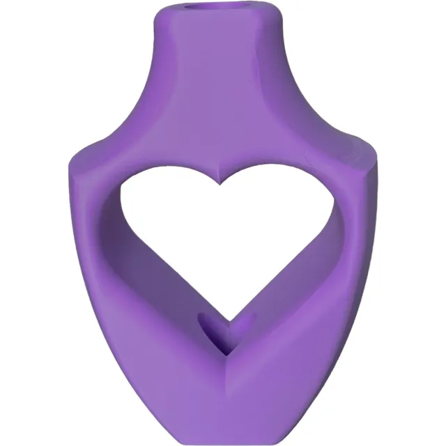 Lovora Alira moderne vaas – Decoratieve vaas - Paars - 3d geprinte vaas – geschikt voor droogbloemen - 25CM