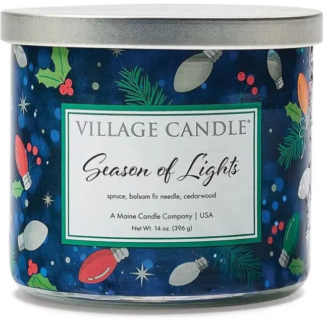 village candle Season of Lights Tumbler Geurkaars