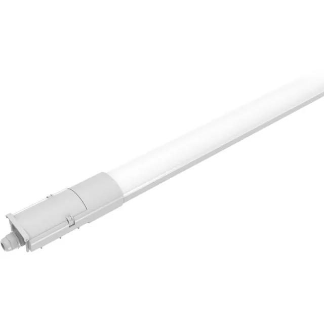 Qualu LED TL Armatuur - LED Balk - Rimo Sinsy - 16W - Waterdicht IP65 - Koppelbaar - Natuurlijk Wit 4000K - 60cm Grijs