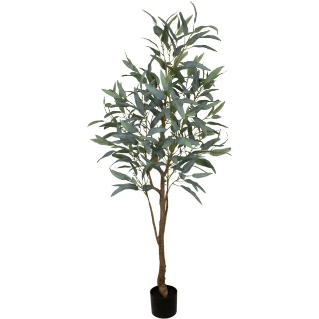 Youna Label Kunstplant Eucalyptus Globulus - Kunstplant voor Binnen - Groen - 150 cm