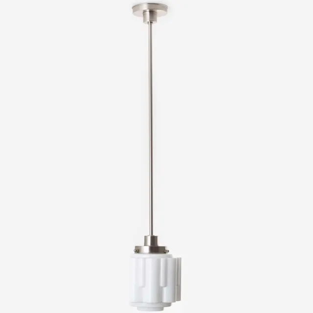 Coloured by Art Hanglamp Circle 20's Matnikkel - Art Deco Trade