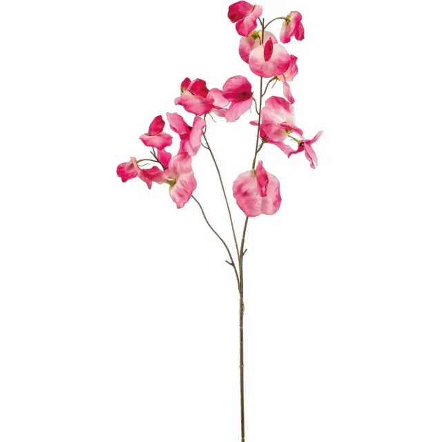 Natuurlijk Bloemen Kunstbloemen - Zijde Bloemen - Nep bloemen Luxe Bloemen - Lathyrus 75 cm - Natuurlijk Bloemen roze