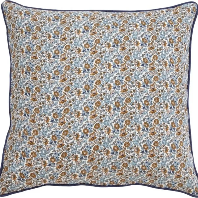 Nordal Sierkussen Ralla blauw/bruin 50 x 50