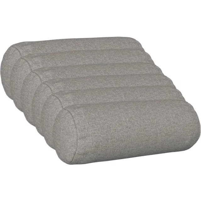 vidaXL Dekenkussen - 6 - st - HEERLEN - Wolkgrijs - Diam. - 15 - x - 40 - cm - Stof Wolkengrijs