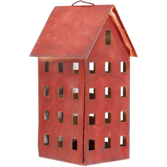 homebound by ky Metalen huisje waxinehouder sienna Bruin