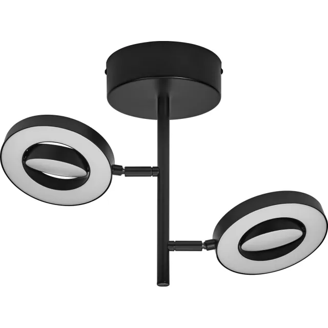 LEDVANCE DECOR SPOT SATURN, 21W, 465lm, zwart, spot, verstelbare koppen, veelzijdig gebruik, interieurspot, kleurtemperatuurregeling met 3 niveaus, hoogwaardige behuizing