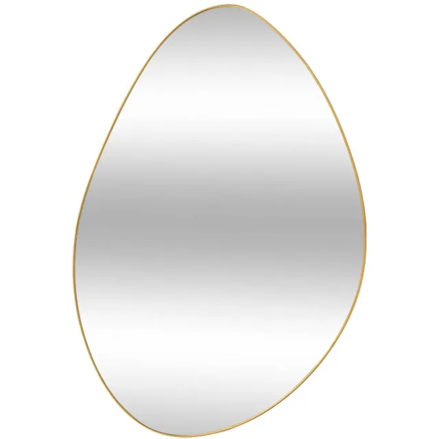 Atmosphera Créateur d'intérieur® Organische wandspiegel in goud, 60x40 cm, ROMAN Doré