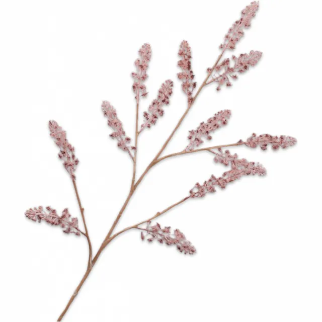 Silk-ka Kunstbloem-Zijden Bloem Distel Tak Roze 116 cm
