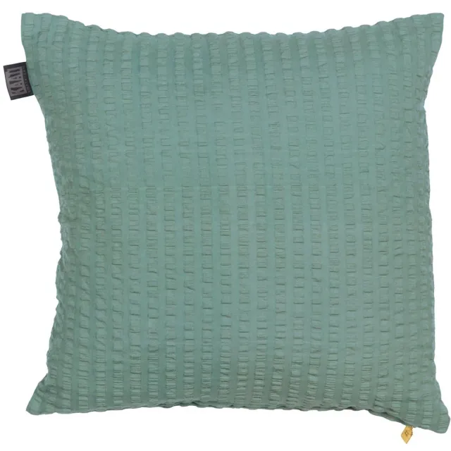 KAAT Amsterdam Cheer Sierkussen - 45x45 cm - Grijsgroen