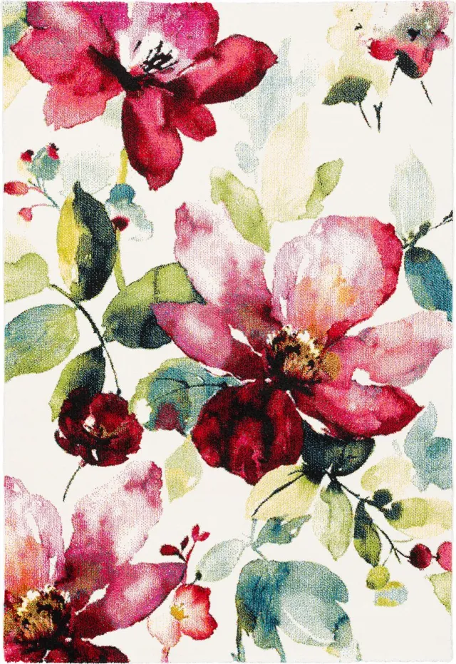 Pergamon Designer tapijt briljante bloemen Mulit