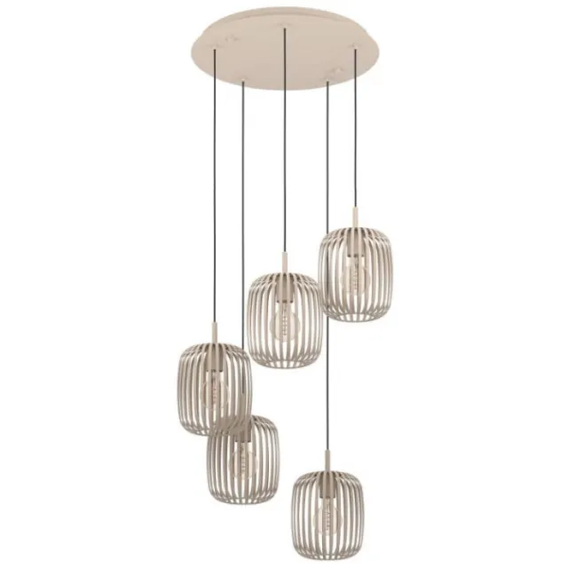 EGLO Romazzina Hanglamp - E27 - Ø 50 cm - Zandkleur|Beige Zand;