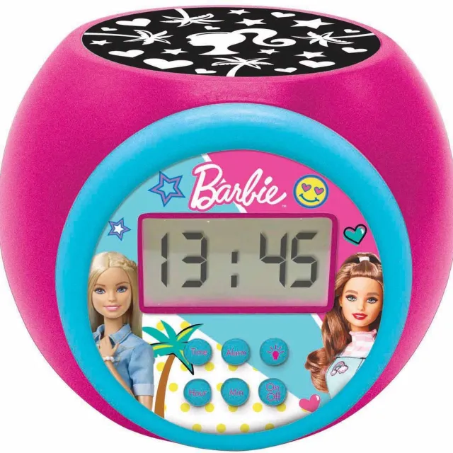 Lexibook Barbie Projector Wekker met Timer ROSE