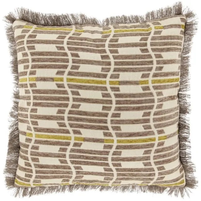 Unique Living Sierkussen Wess - taupe - 45x45cm
