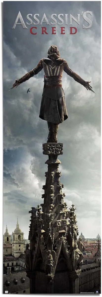 Reinders Poster Assassins Creed - 158 x 53 - Papier - REINDERS zwart