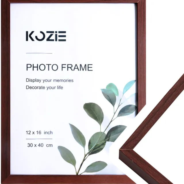 KOZIE Fotolijst - 30x40 cm - Walnoot