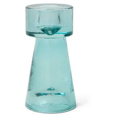 HKLIVING kandelaar Arte small blauw