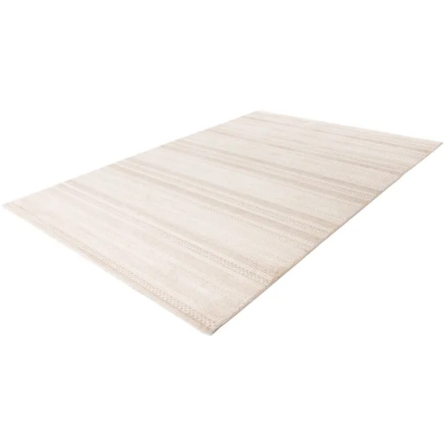 Pierre Cardin Vloerkleed - Design Tapijt - Modern - Ivoor Wit - Laagpolig en Duurzaam - Comfortabel en Elegant