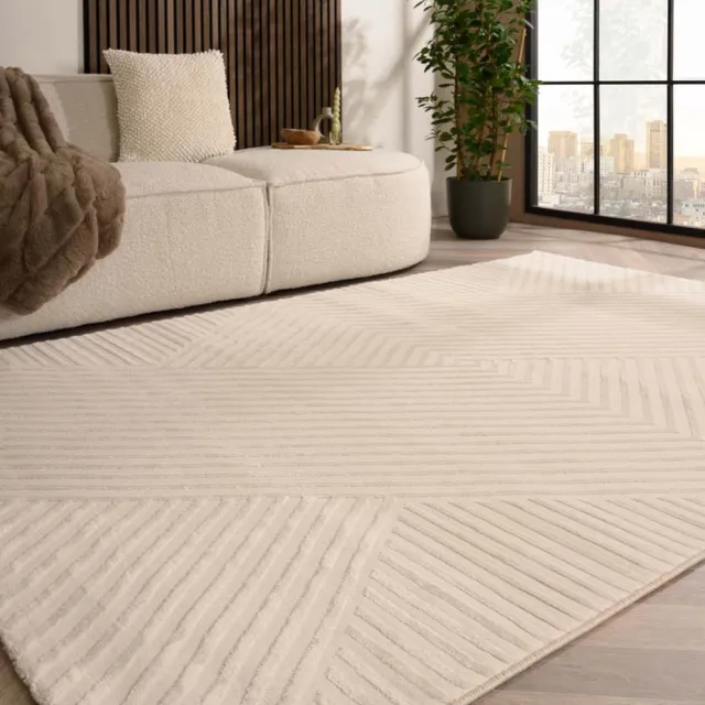 TrueWeave Scandinavisch vloerkleed - Serene Runa crème 200x290