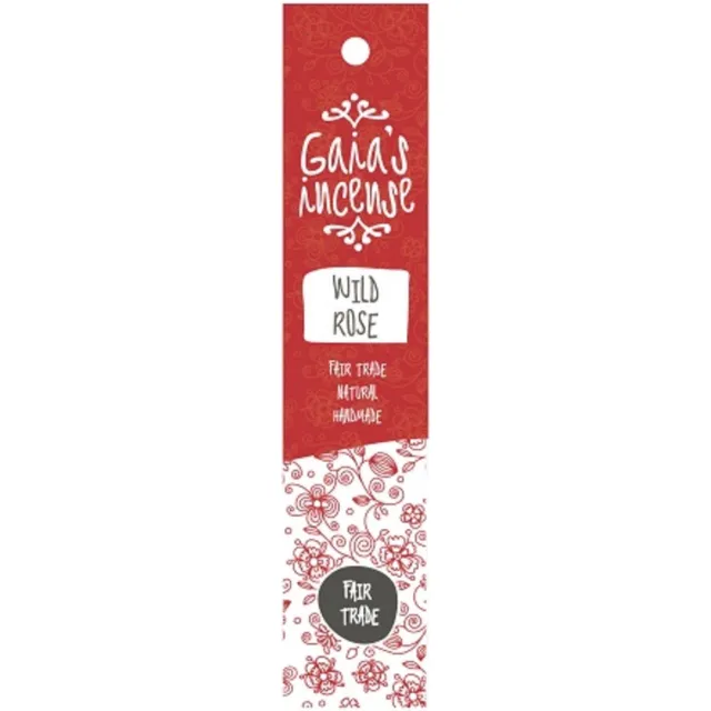 Ruben Robijn Wild rose Gaia's incense Rood