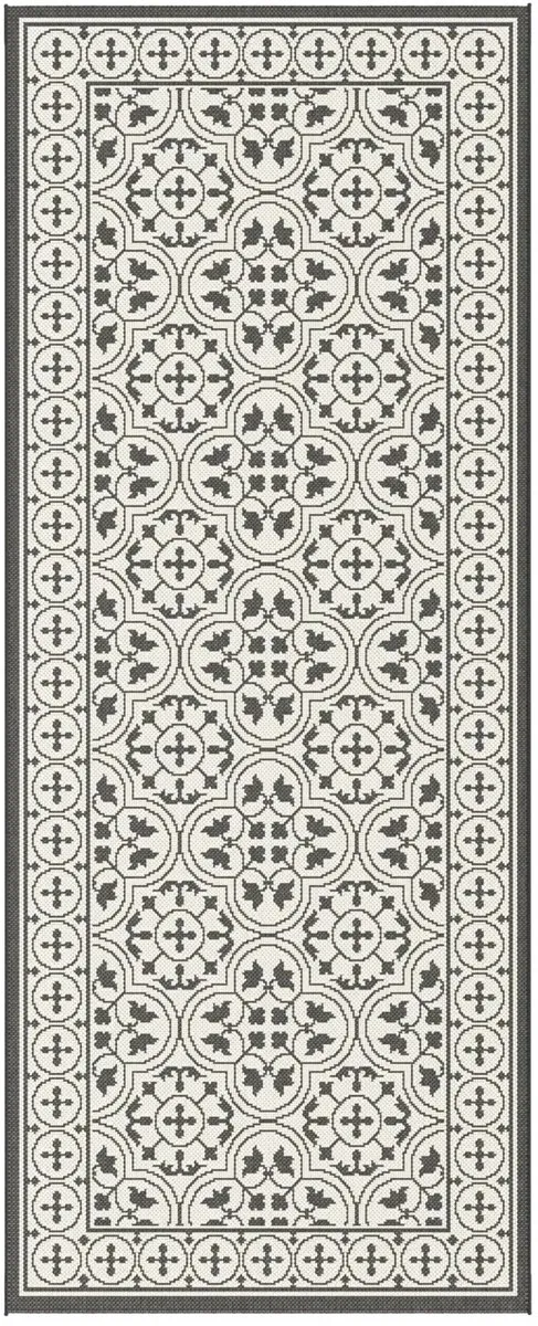 AFK Living Binnen buiten loper MOSAIQUE zwart