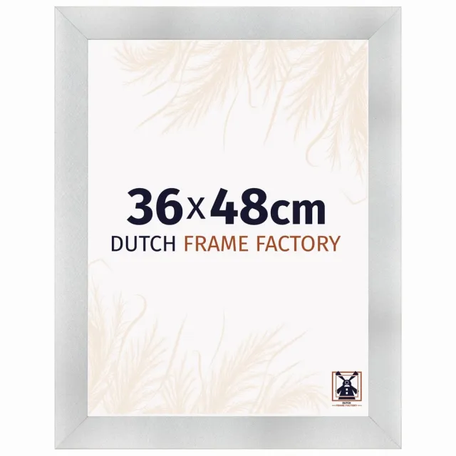 Dutch Frame Factory Fotolijst 36x48 cm - MDF - Aluminium Geborsteld - Praag
