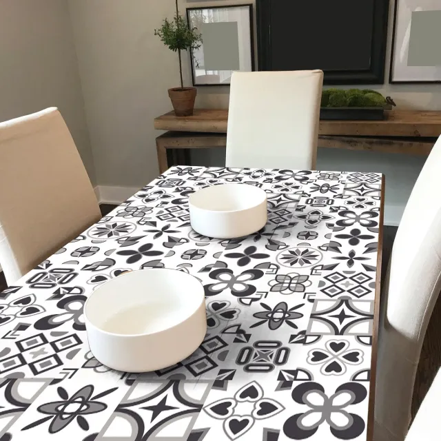 Ambiance Sticker Meubeldecoratiestickers - Zelfklevende stickers voor keuken en woonkamer - 60 MAEVANA cementtegel meubelstickers - 60 stickers 10x10cm Multi color