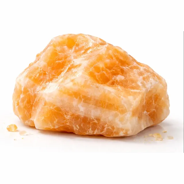 S4H Oranje Calciet XL (± 1,5 kg) – Energie, Positiviteit & Motivatie Steen Calciet Orange