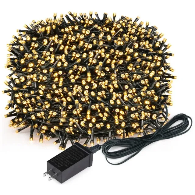 Innovastore Kerstboomverlichting - Clusterverlichting - Kerstlampjes - LED verlichting - Indoor en outdoor - 20 meter - Warm Wit